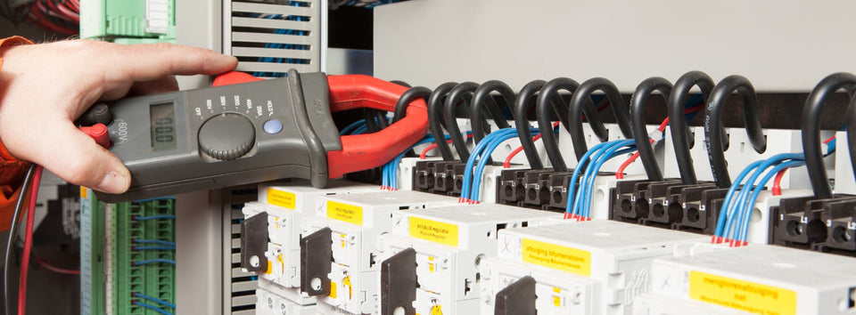 Test de voltage sur un cable noir