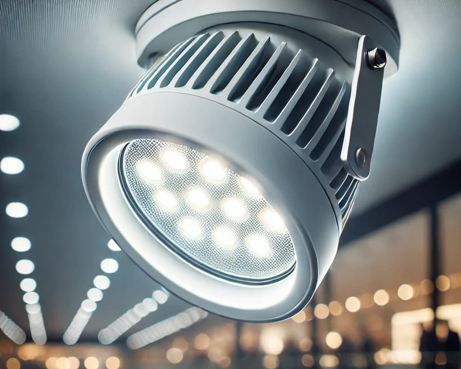 Éclairage LED encastré diffusant une lumière vive